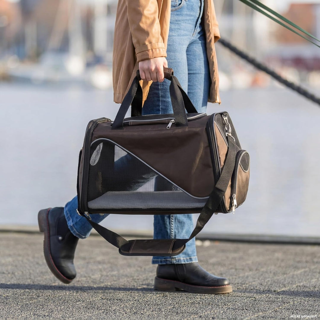 TRIXIE 28847 Tasche Joe, 28 × 28 × 47 cm, braun