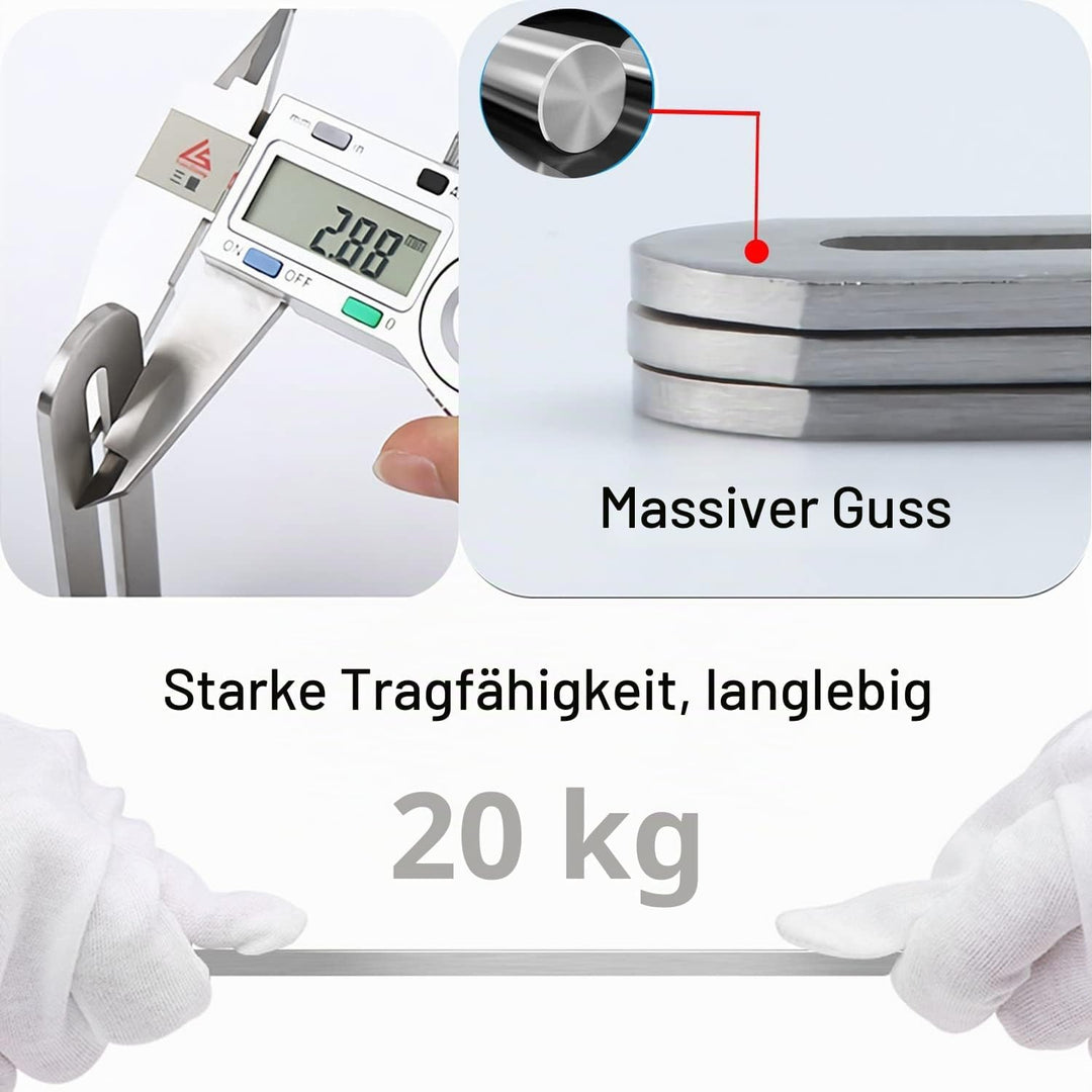 Befestigungsset für Zaunbriefkasten 2stk Zaunbefestigung 280 x 24mm Briefkasten Befestigung Briefkas