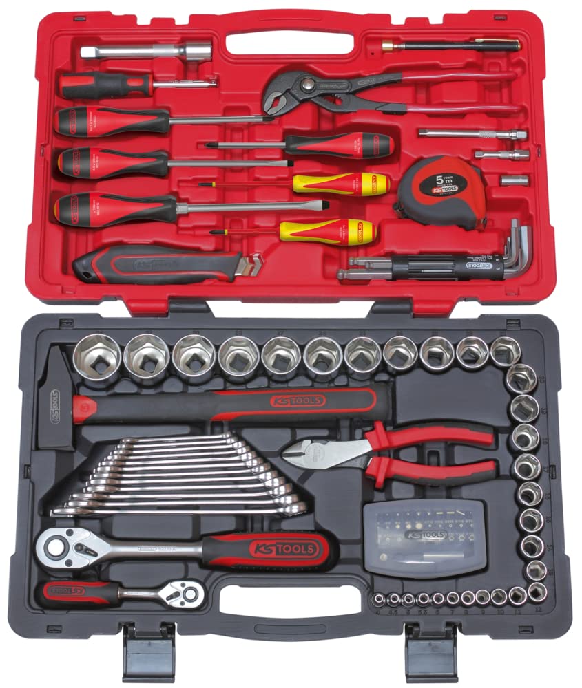'KS Tools 922.0701 Coffret de 100 Pièces de DOUILLES/Zubehör Ultimate 1/4 – 1/2 " 101 pièces, 101 pi