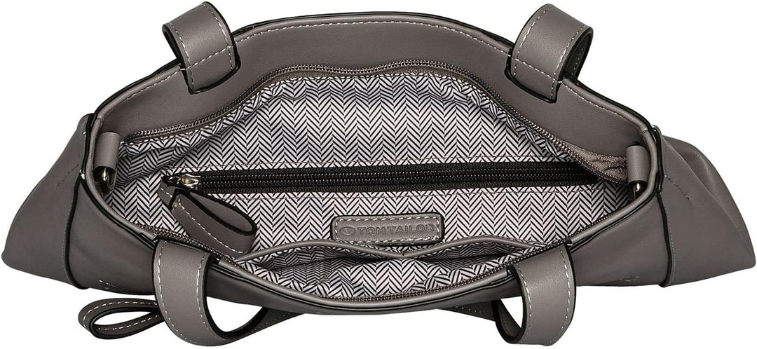 TOM TAILOR - Womenswear KARINE Damen Tragetasche Mid Grey, Mid Grey