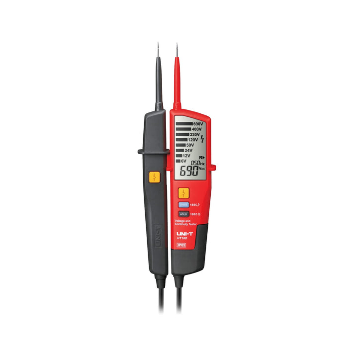 UNI-T MIE0196/UT18D Multimeter Spannungsprüfer, Durchgangs- und RCD Test, IP65, LCD-Anzeige