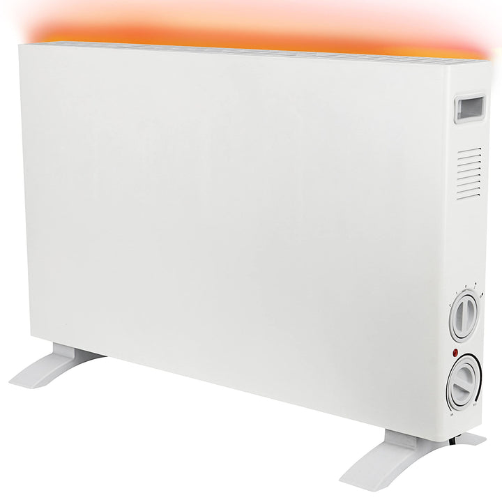 Elektroheizung energiesparend| Konvektor Heizung 1250/2000 Watt | Abschaltautomatik Frostwächter Übe