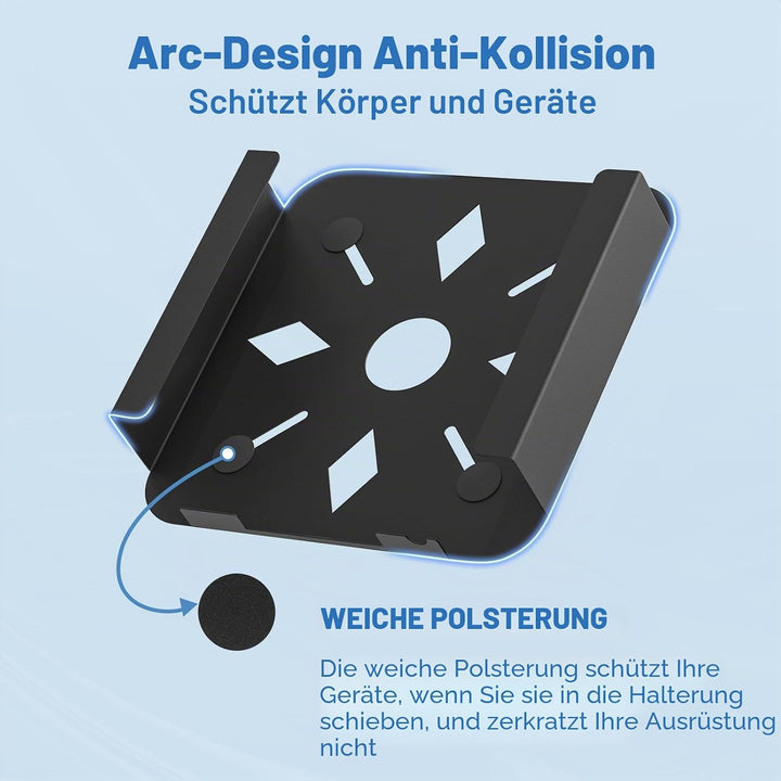 Mac Mini VESA-Halterung, Halterung hinter dem Monitor für Mac Mini 2011 bis 2023 M2 Pro, Wandhalteru