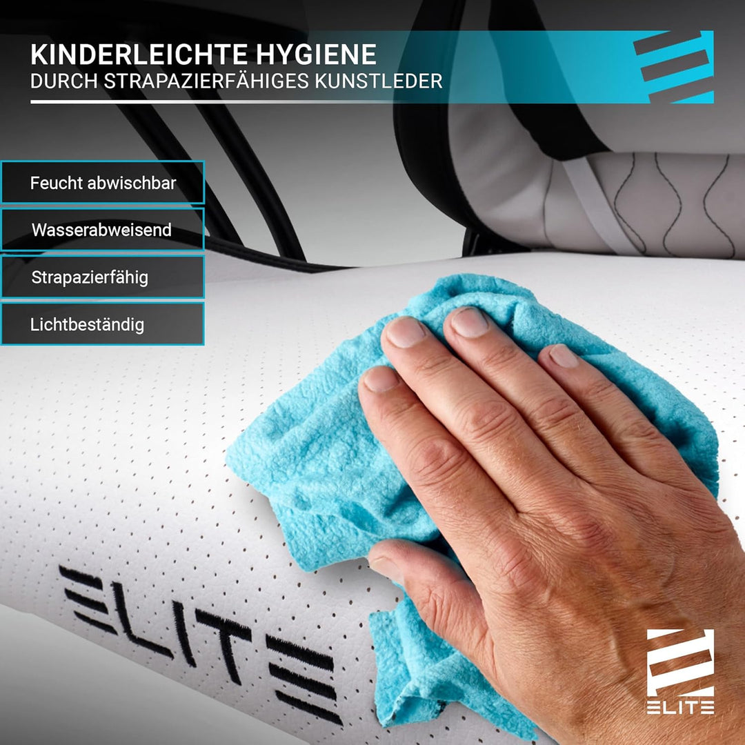 ELITE Pulse - Gaming Stuhl für Kinder - Kunstleder - Ergonomisch - Racer - Drehstuhl - Chair - Büros