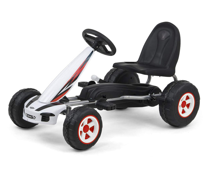 Milly Mally Pedal-Gokart Rutscher Viper, weiss, 5901761125856