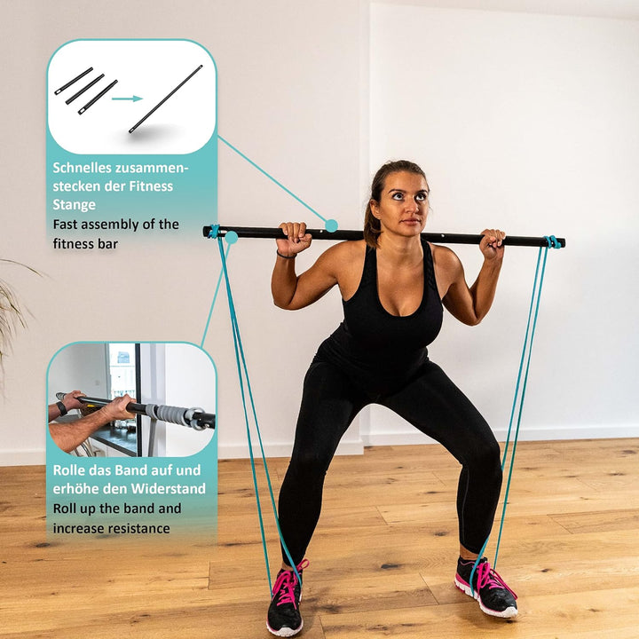 FREESIXD Schlingentrainer und Widerstandstrainer Set, Suspension Trainer für zu Hause und auf Reisen