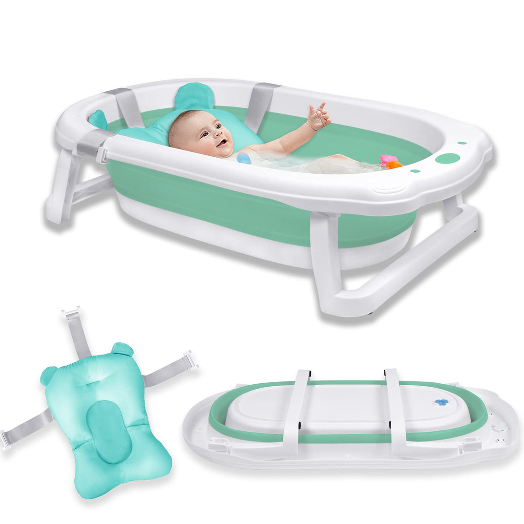 Froadp 82x50x20cm Faltbare Badewannen für Babys, Klappbare Babybadewanne, Rutschfest Kinderbadewanne