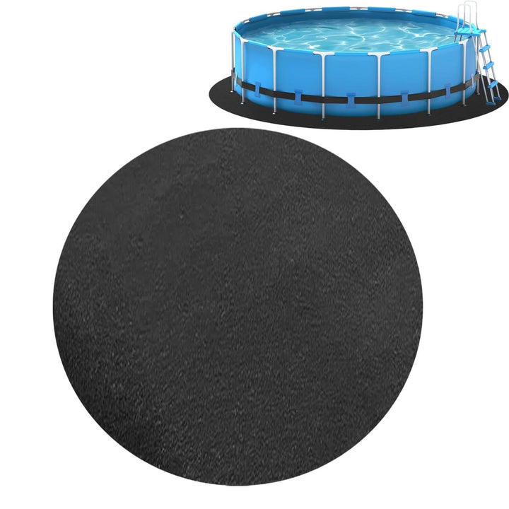 BommFu Schwimmbecken Matte | Runde Pool Folienunterlage | Pool Bodenplane | Oberirdische Pool Bodenm