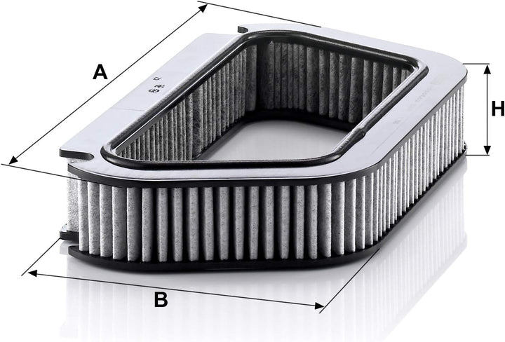 MANN-FILTER CUK 4136 Innenraumfilter – Pollenfilter mit Aktivkohle – Für PKW