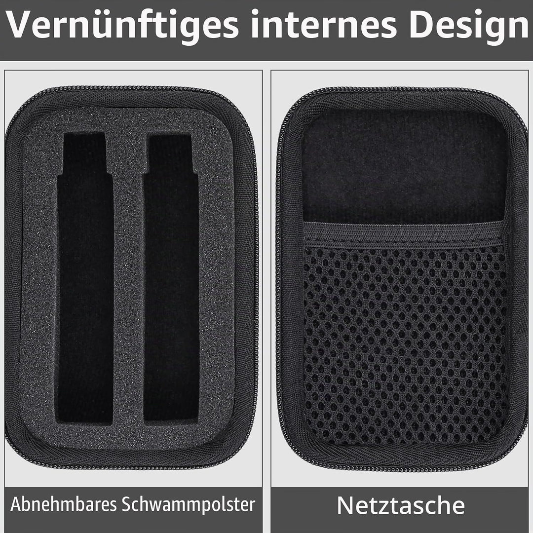 co2CREA Harte Reiseschutzhülle Etui Tasche für Xvive P3 P3D Wireless XLR Bluetooth-Empfänger System