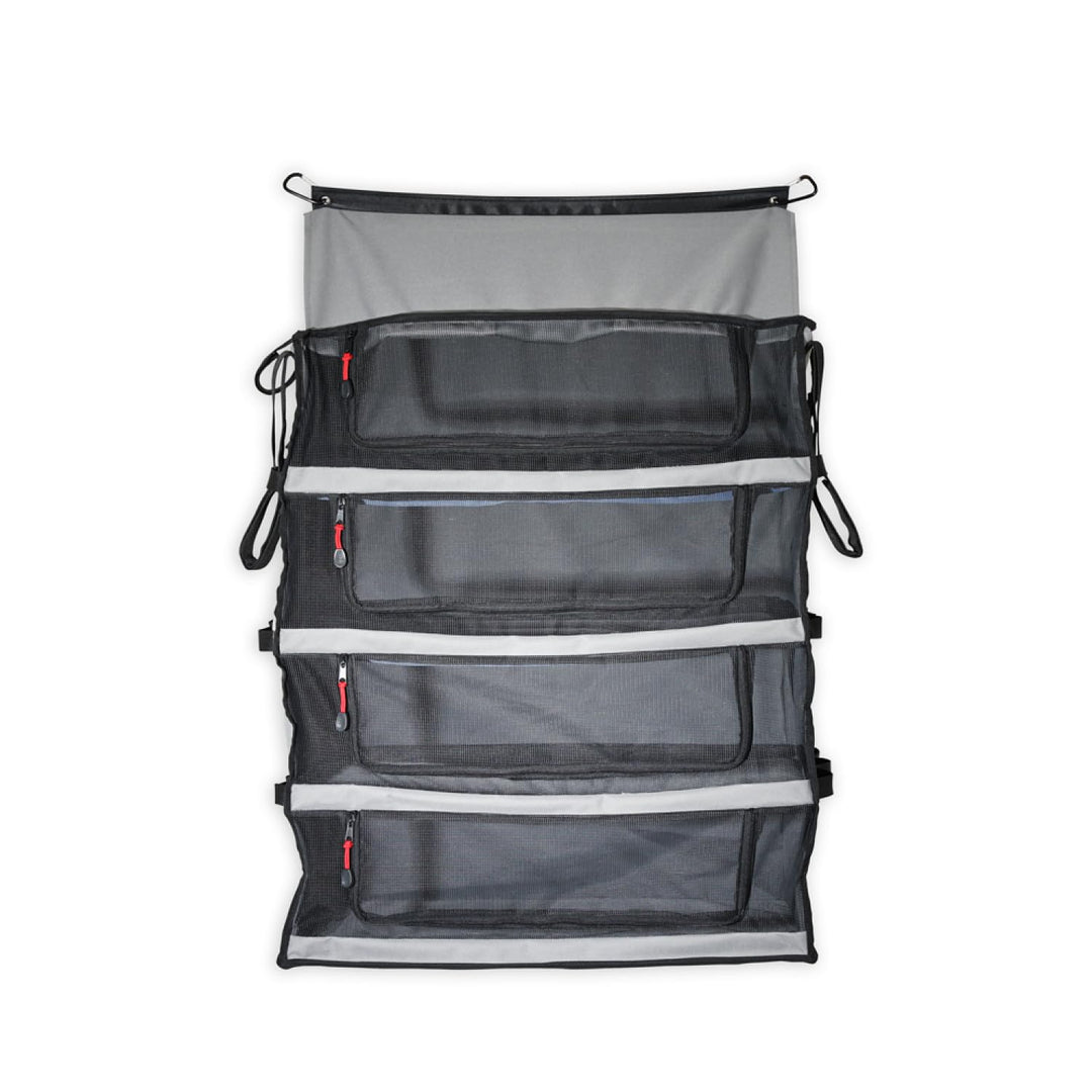 CAMPWERK Regal Organizer – Hängeorganizer mit 4 Fächern – Robust & platzsparend für Camping & Dachze