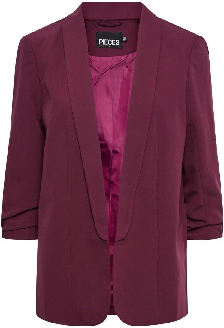 PIECES Female Blazer PCBOSELLA M Grape Wine, M Grape Wine