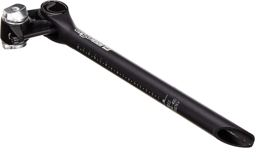 ergotec Futura Patentsattelstütze Alu (vertikal-verstellbar) Schwarz, Schwarz