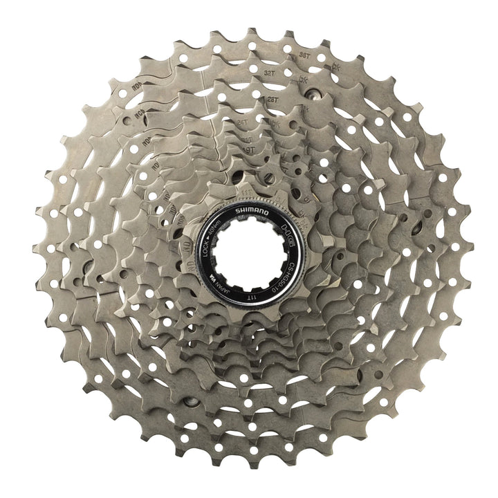SHIMANO CS-HG50 // 10-Fach Kassette (11-36 Zähne) Schwarz, Schwarz