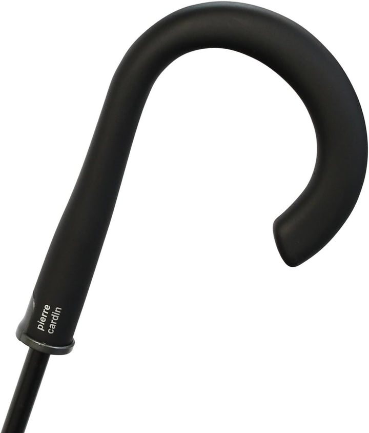 Pierre Cardin Stockschirm Damen gross stabil mit Automatik - Sunflower - schwarz, Schwarz