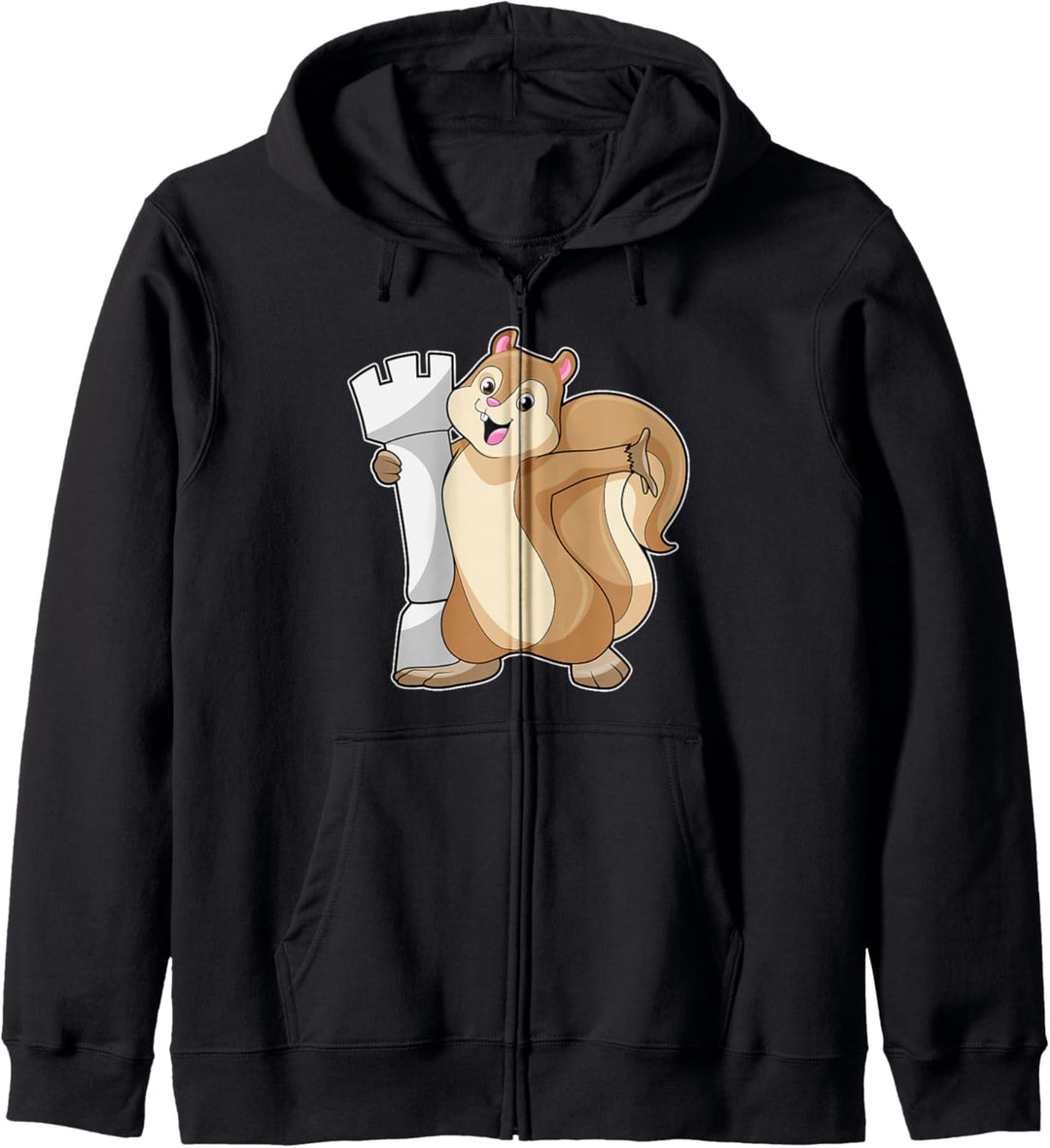 Eichhörnchen Schachfiguren Schach Brettspiel Kapuzenjacke