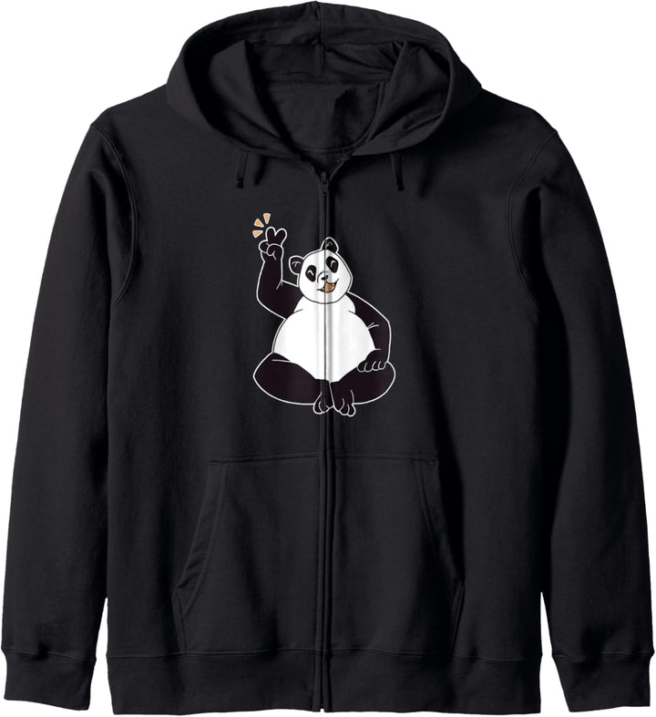 Panda Peace Kapuzenjacke