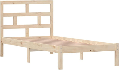 Tidyard Massivholzbett Holzbett Bettrahmen mit Lattenrost Bettgestell Einzelbett Jugendbett Betten 9