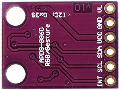 2PCS APDS-9960 APDS9960 RGB-Gesten-Sensor-Modul Handgestenerkennung Bewegungsrichtung Umgebungslicht