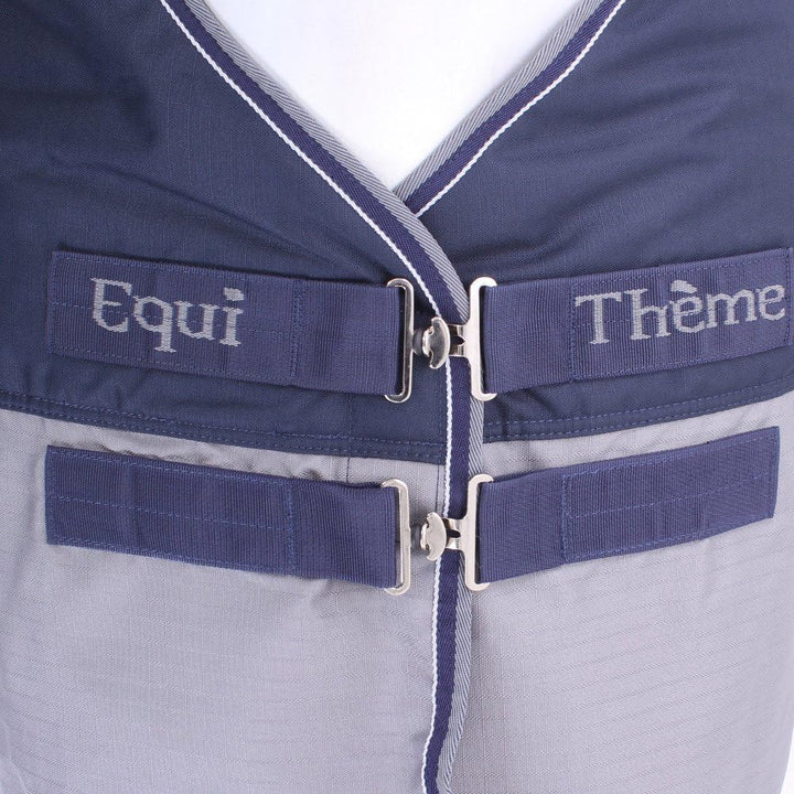 Equit'M Unisex Turnout Teppich Tyrex 600 D 168 cm 6 ft/6-Inch/198 cm marineblau/grau, 6 ft/6-Inch/19
