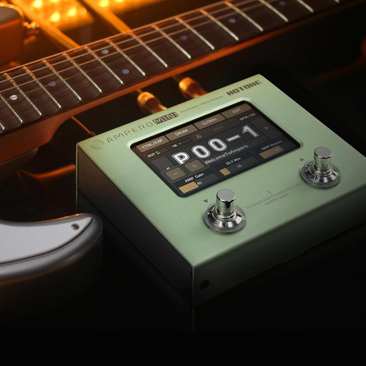 Hotone Gitarre Bass Multi-Effekte Prozessor Touchscreen Gitarre Bass Amp Modellierung IR Cabinets Si