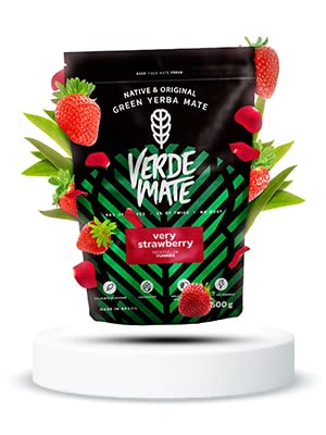Mate Tee Verde Mate Frucht Set 1,5kg - Brasilien Yerba Mate - 5mm Grobe Blätter - Luftgetrocknet, St