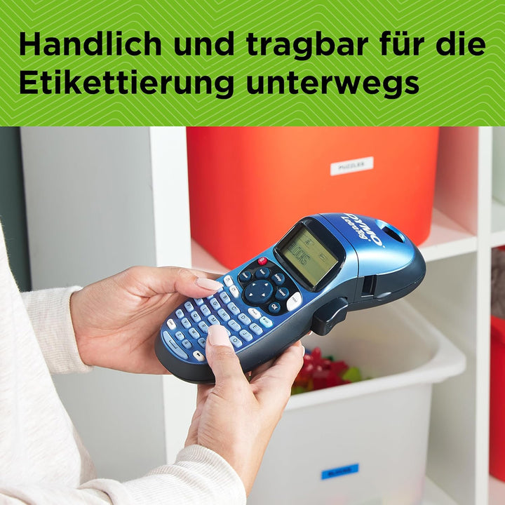 DYMO LetraTag LT-100H Beschriftungsgerät & Hama Aktenvernichter Einzug Aktenvernichter professionell