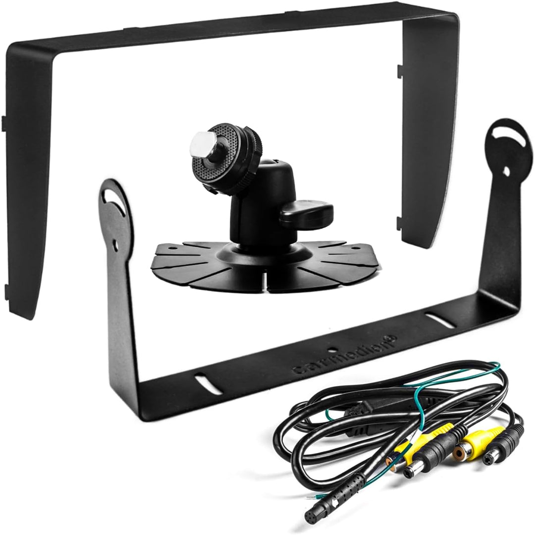 Carmedien cm-NMR9 9" TFT Monitor für Rückfahrkamera 12V 24V Auto-Display 9 Zoll Bildschirm LED Stand