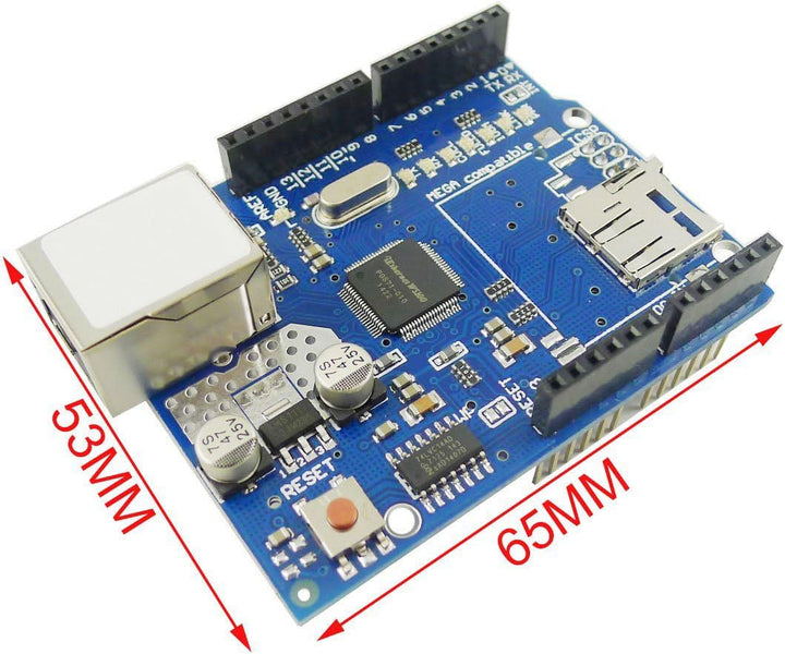 W5100 Ethernet Schild Shield mit Micro-SD Kartensteck für Arduino