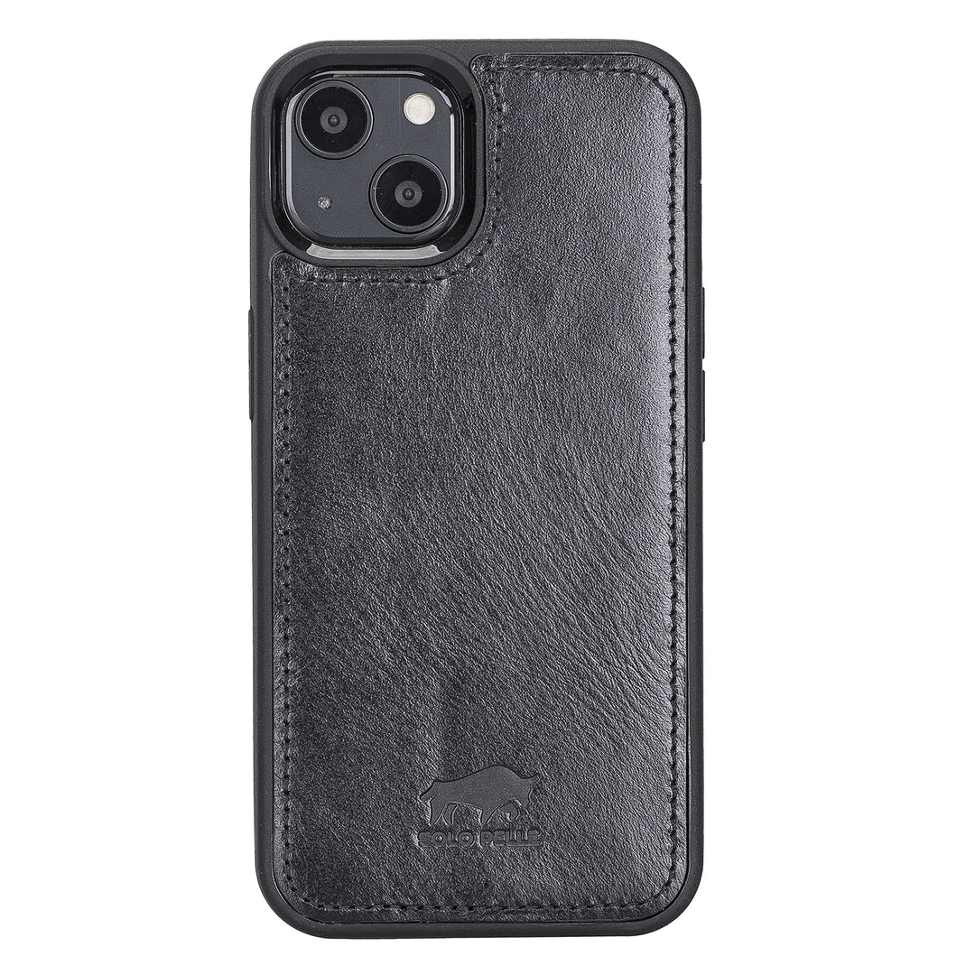 Solo Pelle Lederhülle für das iPhone 13 in 6.1 Zoll Stanford Case Leder Hülle Ledertasche Backcover