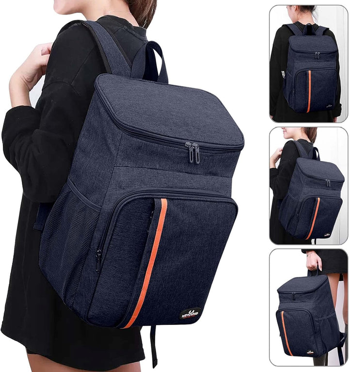 23L Picknickrucksäcke Gross Kühlrucksack Isoliert Kühltasche Outdoor Picknicktasche Thermo Rucksack