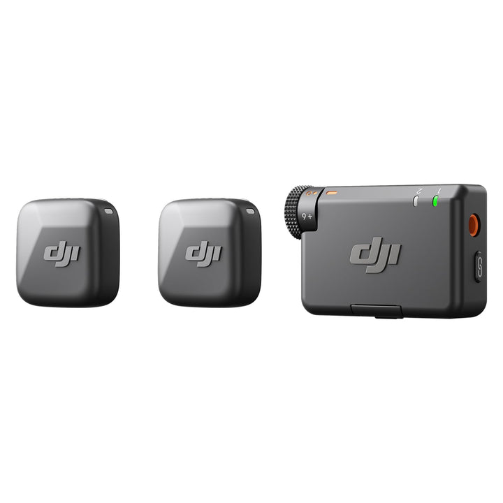 DJI Mic Mini (2 Sender + 1 Empfänger), Detailreicher Klang, Kabelloses Lavaliermikrofon für Kamera/A