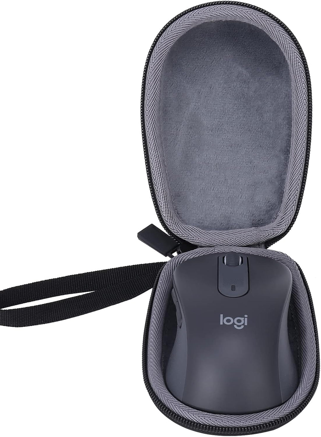 co2CREA case Harte reiseschutzhülle Etui Tasche für Logitech Signature M650 L Kabellose Maus, Nur Ta