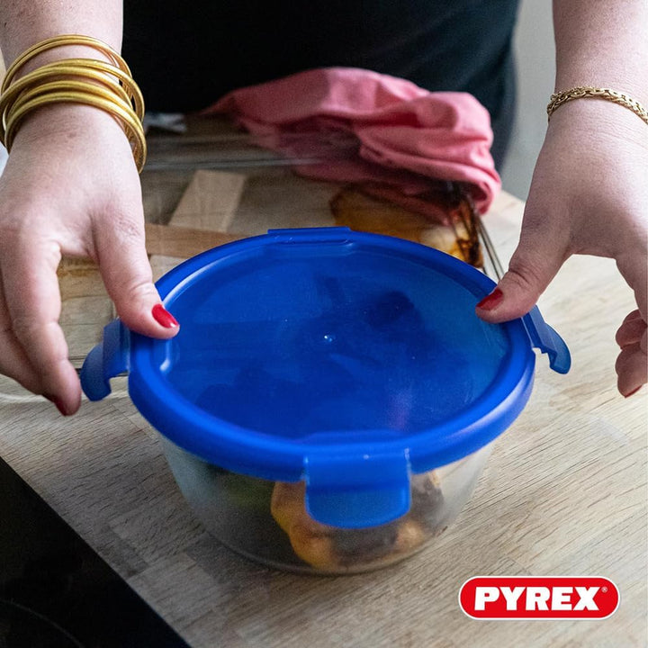 Pyrex Cook & Go Set verschiedene Grössen (2 Stück, rund) 2 pièces rond, 2 pièces rond