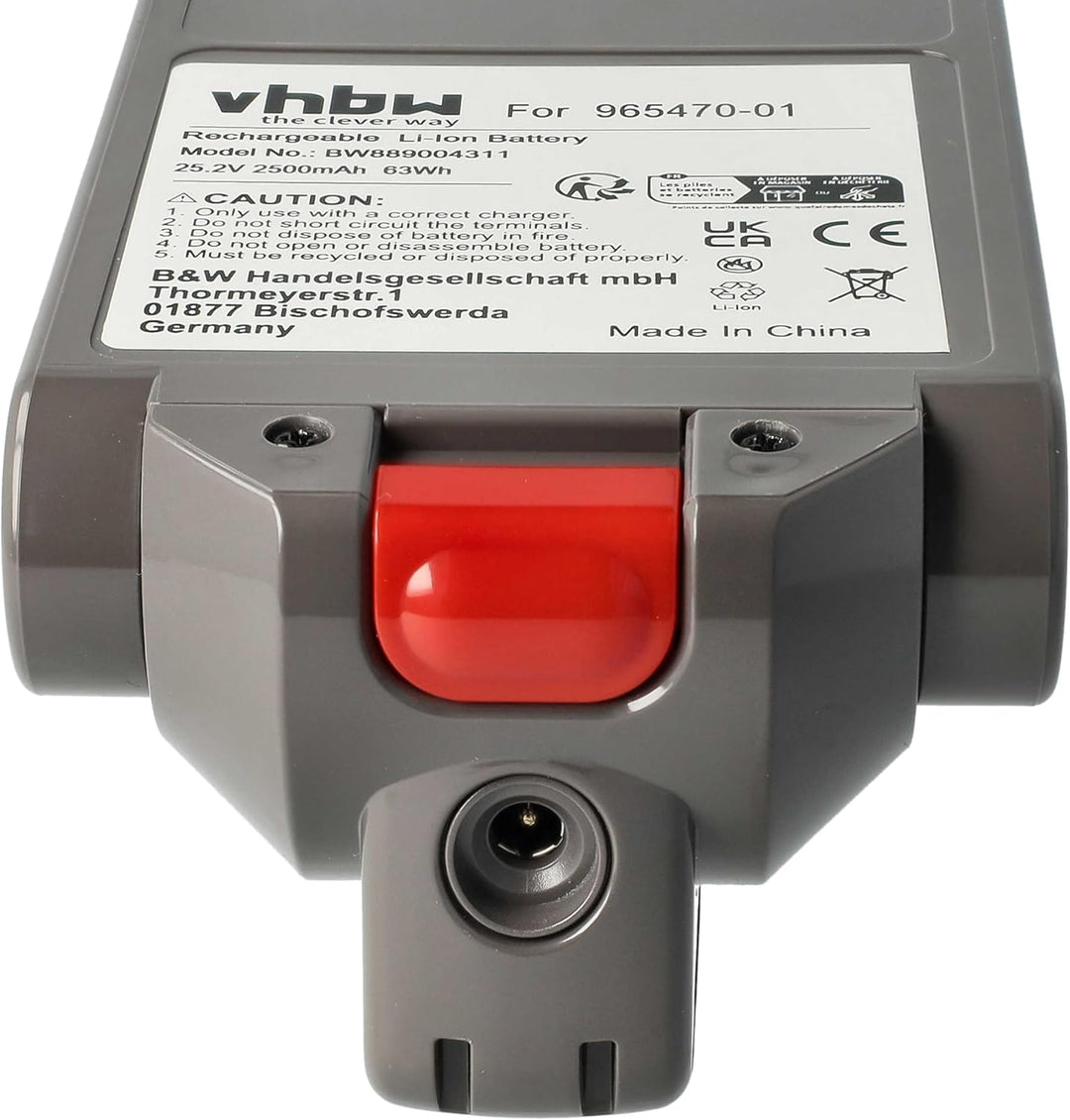 vhbw Akku kompatibel mit Dyson V12 Detect Slim, Detect Slim Extra, Detect Slim Absolute + Staubsauge