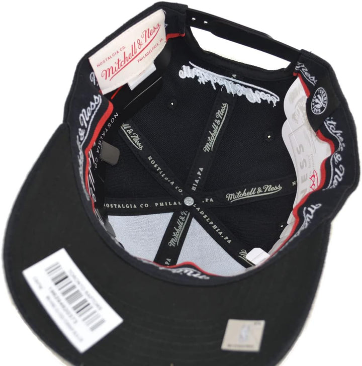 Mitchell & Ness Snapback Cap HWC Team Logo Toronto Raptors Black