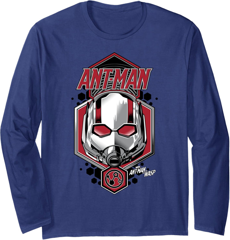 Marvel Ant-Man And The Wasp Ant-Man Helmet Geometric Langarmshirt