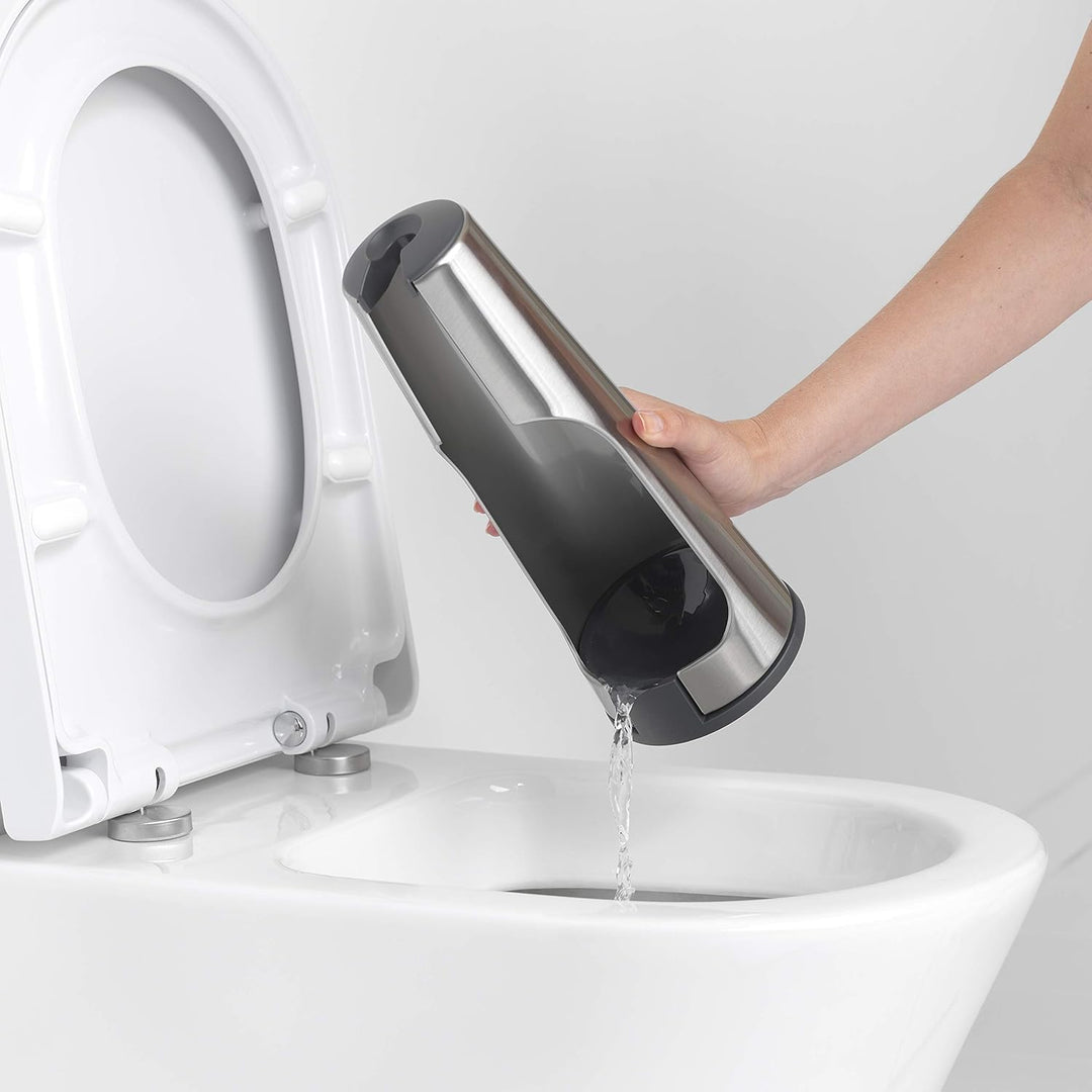 Brabantia Toilettenbürstengarnitur Classic - Matt Steel Matt Steel Toilettenbürste und Halter, Matt