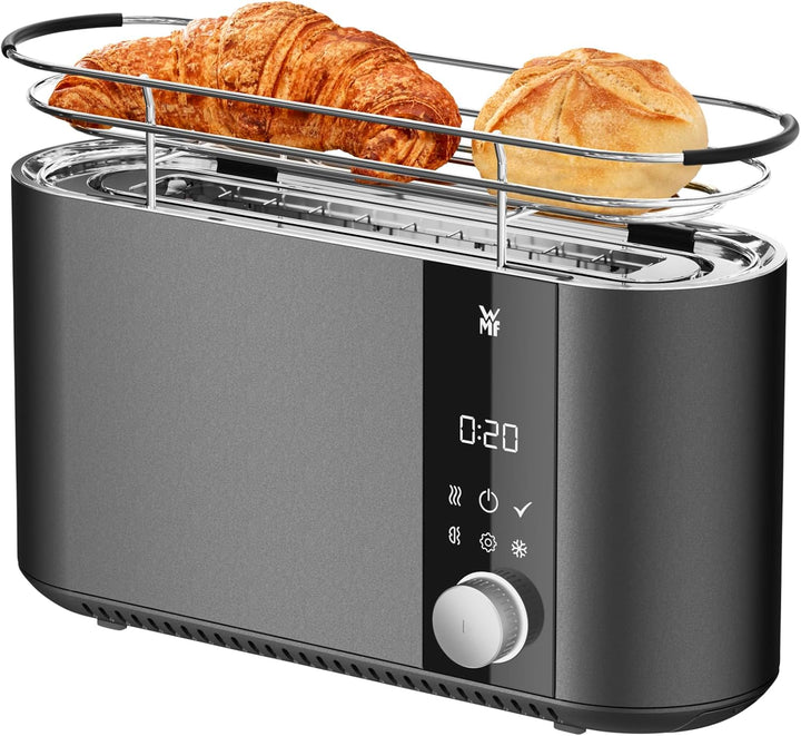 WMF Set 2-teilig Master Toaster Langschlitz motorisiert, Toaster 2 Scheiben, XXL-Toast, automatische