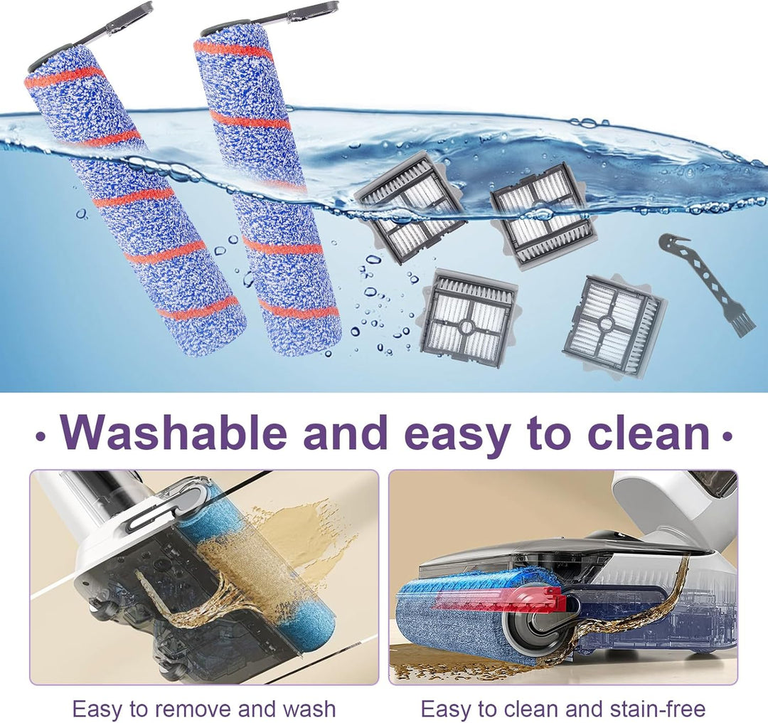 Bürstenrolle Filter Ersatzteile für Tineco Floor One S7 Artist/stretch S6 / Switch S6 / S7 Stretch U