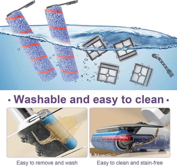 Bürstenrolle Filter Ersatzteile für Tineco Floor One S7 Artist/stretch S6 / Switch S6 / S7 Stretch U