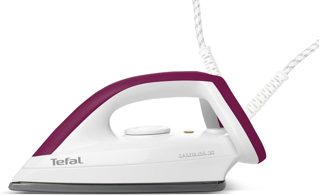 Tefal FS4030 Trockenbügeleisen Easygliss | 1200W | Durilium Bügelsohlen-Technologie | Thermostat | B