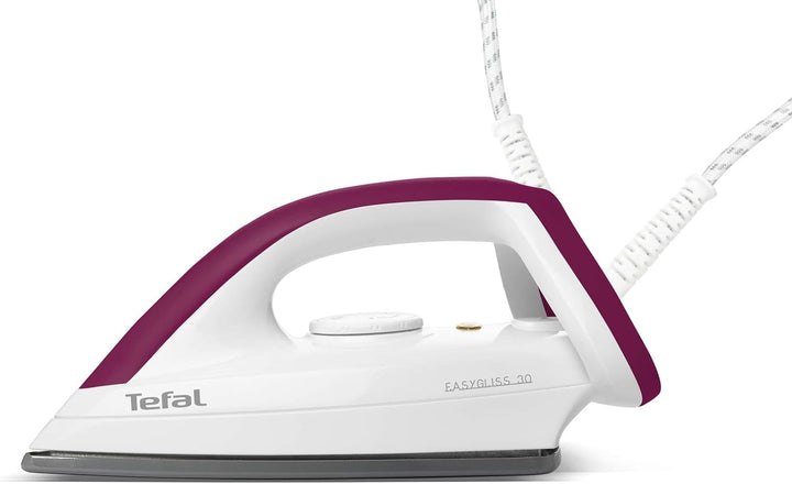 Tefal FS4030 Trockenbügeleisen Easygliss | 1200W | Durilium Bügelsohlen-Technologie | Thermostat | B