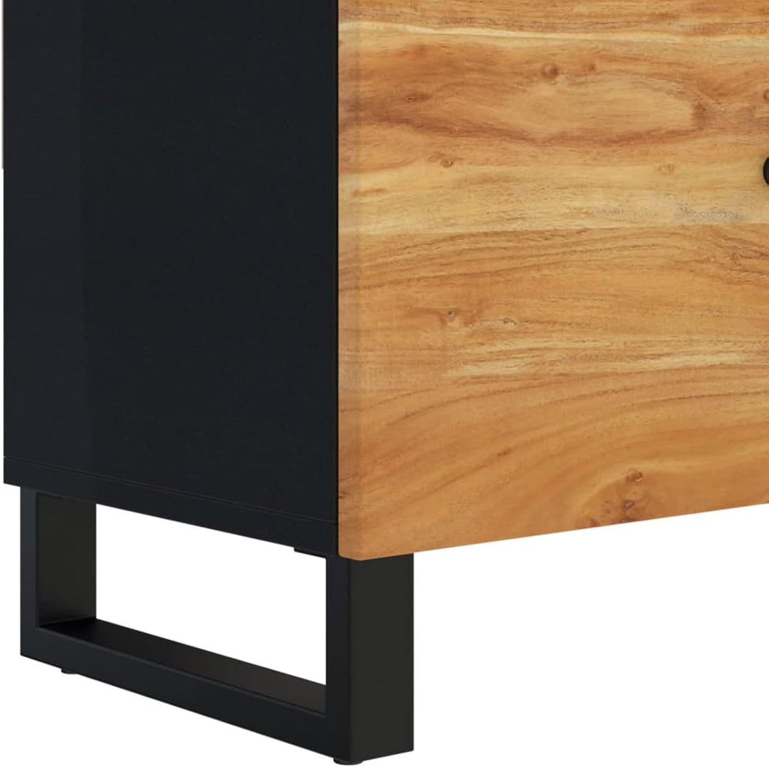 Tidyard TV Schrank mit 4 Fächer Lowboard Sideboard Fernsehschrank Fernsehtisch TV Möbel Tisch Board