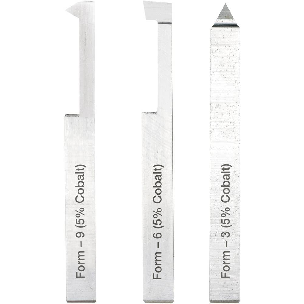 PROXXON 24540 Satz Drehstahl zum Gewindeschneiden 3teilig 8x8mm für PD230/e & PD250/e
