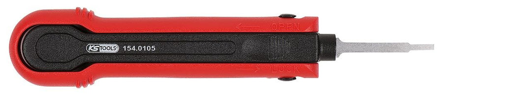 KS Tools 154.0105 Entriegelungswerkzeug für Flachstecker/Flachsteckhülsen 1,2 mm (AMP Tyco MQS)