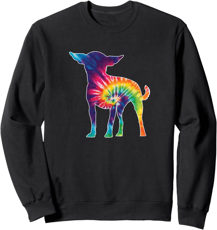 Tie Dye Dog Lover Chihuahua Sweatshirt