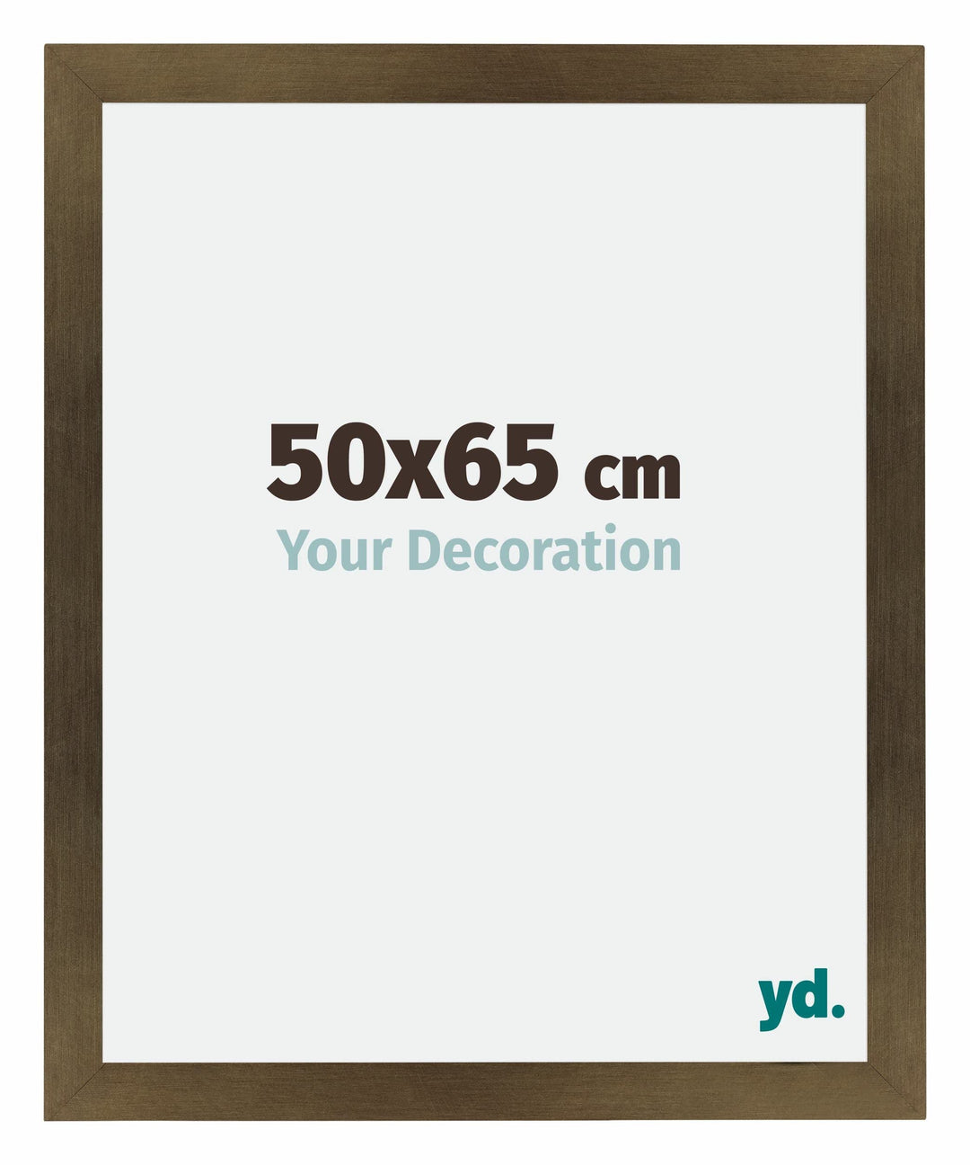 yd. Your Decoration - Bilderrahmen 50x65 cm - Bilderrahmen aus MDF mit Acrylglas - Antireflex - Ausg