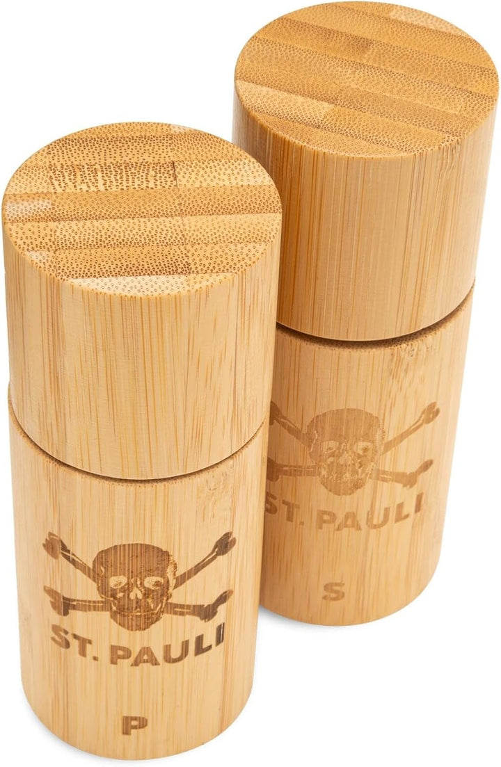 FC St. Pauli Salz- und Pfeffermühlen Set Totenkopf
