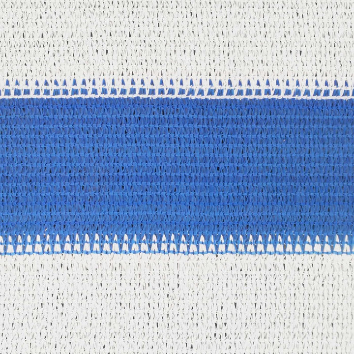 vidaXL Sonnensegel 2,5 x 3,5 m HDPE Rechteckig Blau und Weiss 2,5 x 3,5 m Blau und Weiss, 2,5 x 3,5